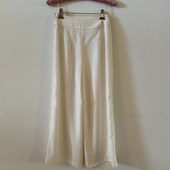 Express Cropped Culottes Size 0 Cream - Picture 2 of 5